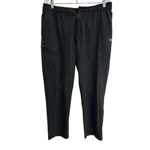 Champion Performance Black Athletic Performance Pants Zippered Side Pocket